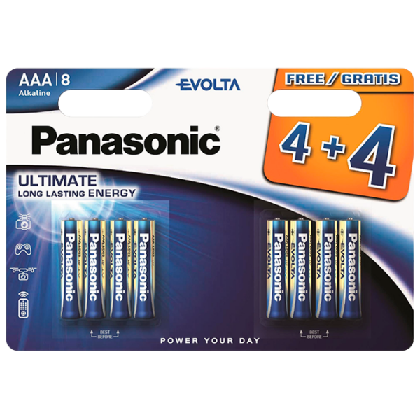 Батарейка Panasonic Evolta LR03 (8 шт.)  photo 1