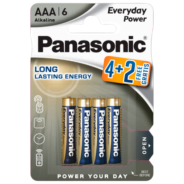 Батарейка Panasonic Everyday Power LR03 (6 шт.)  photo 1