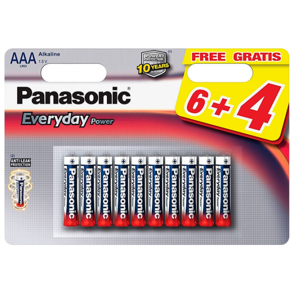 Батарейка Panasonic Everyday Power LR03 (10 шт.)  photo 1
