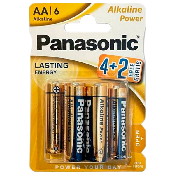 Батарейка Panasonic Alkaline Power LR6 (6 шт.)  photo 1