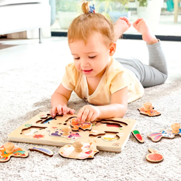 Puzzle Hape Двор фермера (E1655) Количество деталей: 13, Рекомендуемый возраст: 2+ photo 8