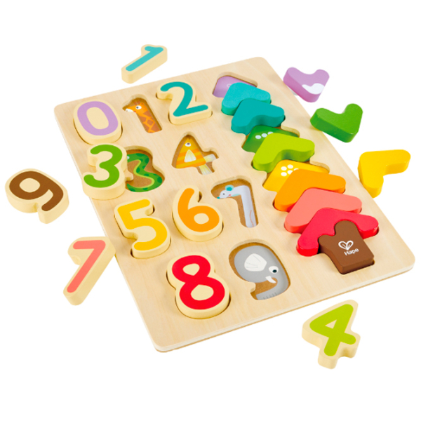 Puzzle Hape Цвета и числа (E1657) Количество деталей: 20, Рекомендуемый возраст: 2+ photo 2