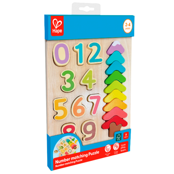 Puzzle Hape Цвета и числа (E1657) Количество деталей: 20, Рекомендуемый возраст: 2+ photo 3