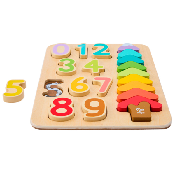 Puzzle Hape Цвета и числа (E1657) Количество деталей: 20, Рекомендуемый возраст: 2+ photo 4