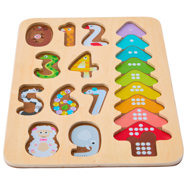 Puzzle Hape Цвета и числа (E1657) Количество деталей: 20, Рекомендуемый возраст: 2+ photo 7