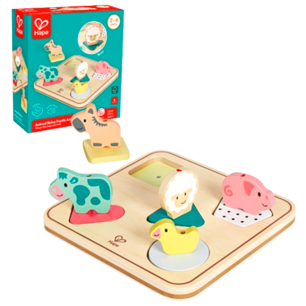 Puzzle Hape Геометрические формы (E8536) Количество деталей: 6, Рекомендуемый возраст: 2+ photo 1