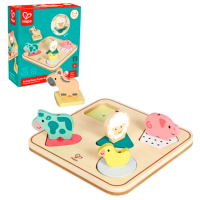 Puzzle Hape Геометрические формы (E8536) Количество деталей: 6, Рекомендуемый возраст: 2+