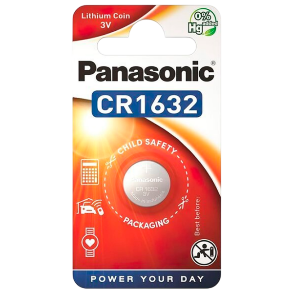 Батарейка Panasonic Lithium Power CR1632 (1 шт.)  photo 1