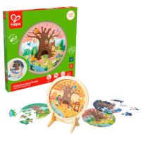 Puzzle Hape Anotimpurile (E1653) Numărul de piese: 25, Vârsta recomandată: 3+