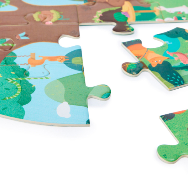 Puzzle Hape Anotimpurile (E1653) Numărul de piese: 25, Vârsta recomandată: 3+ photo 8