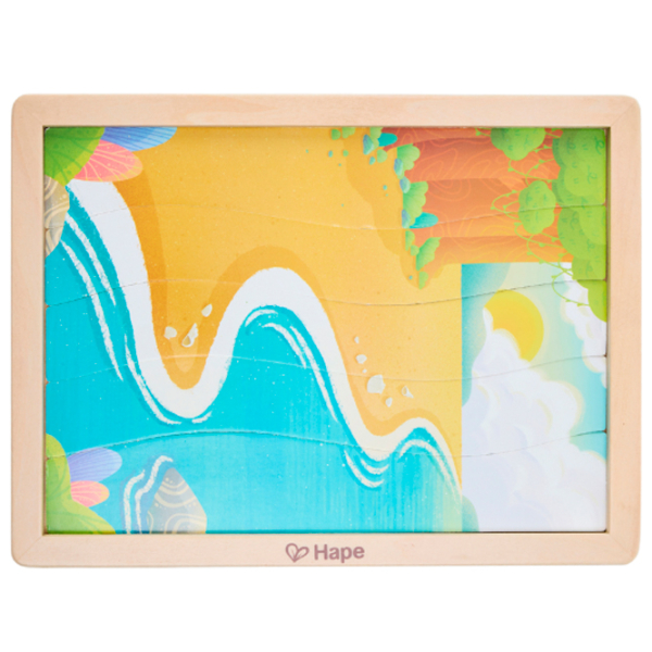 Puzzle Hape Regatul animalelor (E1656) Количество деталей: 16, Рекомендуемый возраст: 3+ photo 8