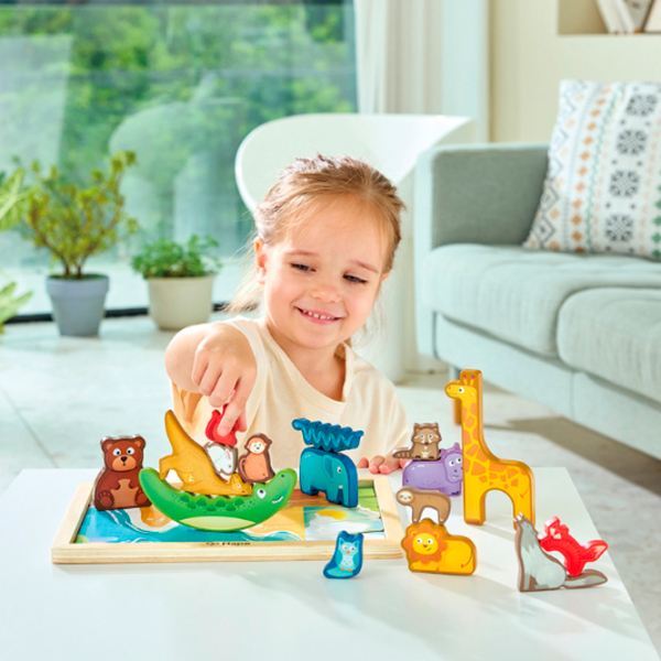 Puzzle Hape Regatul animalelor (E1656) Количество деталей: 16, Рекомендуемый возраст: 3+ photo 11