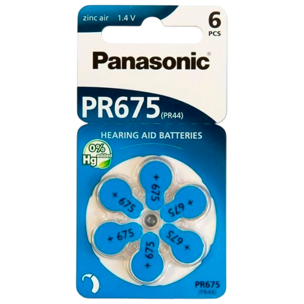 Батарейка Panasonic PR-675H/6LB PR675 (6 шт.)  photo 1