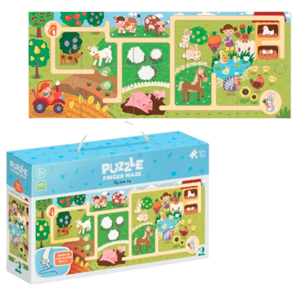 Puzzle Finger maze Моё путешествие (300586) Количество деталей: 10, Рекомендуемый возраст: 2+