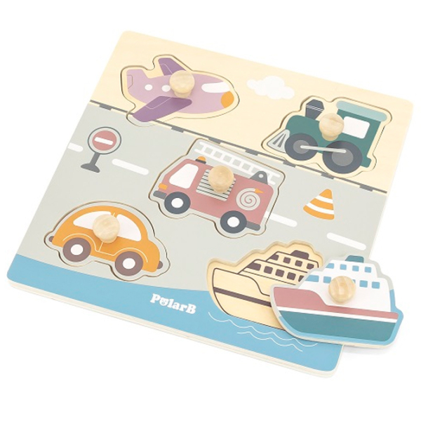Puzzle Polar B Транспорт (44069) Количество деталей: 5, Рекомендуемый возраст: 1+ photo 2