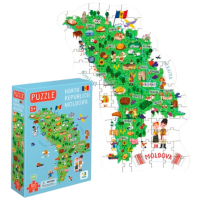 Puzzle DoDo Карта Молдовы (300634) Количество деталей: 100, Рекомендуемый возраст: 1+
