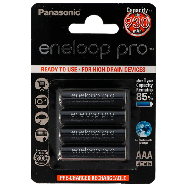 Аккумулятор Panasonic Eneloop PRO (4 шт.)  photo 2
