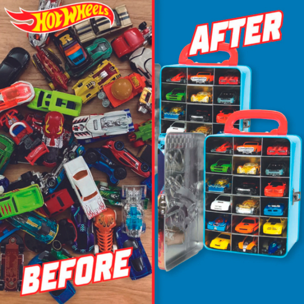 Container pentru mașini Mattel Hot Wheels HWCC2-23K
Green
Black  photo 4