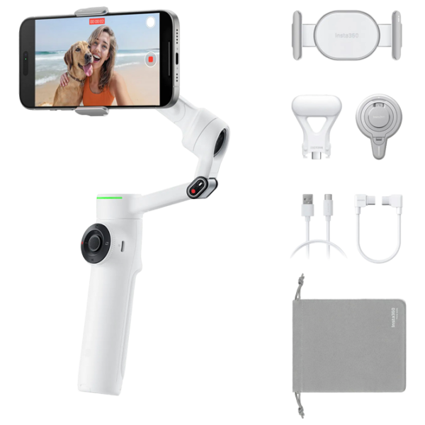 Стабилизатор Insta360 Flow 2 Pro Creator Kit Белый Bluetooth / Белый photo 7