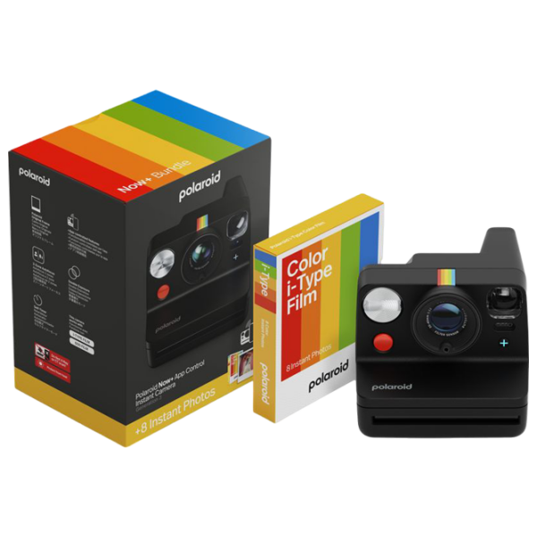 Cameră Foto Instant Polaroid Now+ Generation 3 + Color Film Bundle + Black , , f/11 - f/64 photo 1