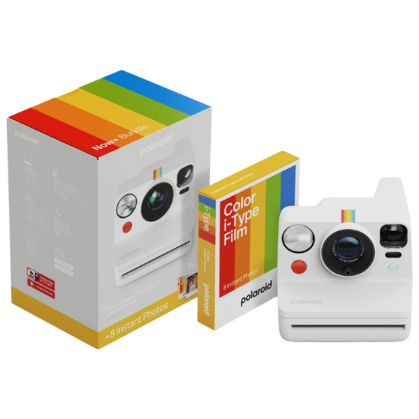 Cameră Foto Instant Polaroid Now+ Generation 3 + Color Film Bundle + White , , f/11 - f/64 photo 1