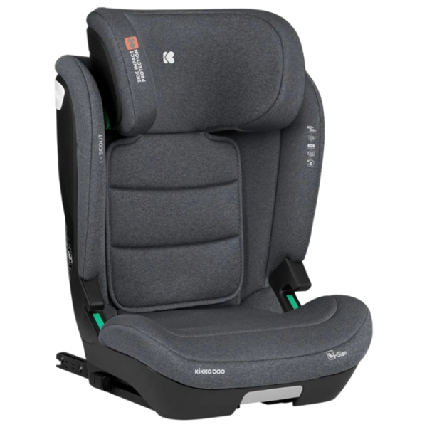 Scaun auto Kikka Boo i-Scout i-SIZE 41002150020 Dark Gray 3.5 ani - 12 ani, 36 kg photo 1