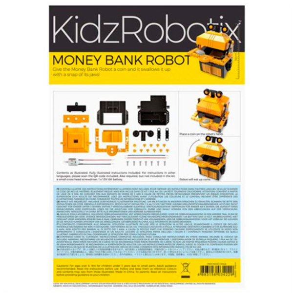 Jucărie interactivă 4M Robots KidzRobotix 00-03422 Multicolor Pentru băieți, 8+ photo 2