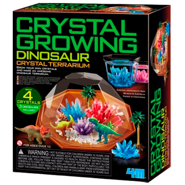 Интерактивная игрушка 4M Terrarium Dino Crystal Terrarium 00-03926 Разноцветный Для детей, 10+ photo 1