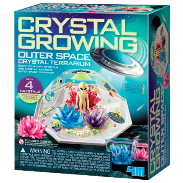 Jucărie interactivă 4M Terrarium Outer Space Crystal 00-03932 Multicolor Pentru copii, 10+ photo 1
