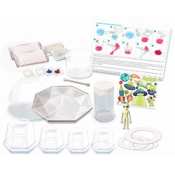 Jucărie interactivă 4M Terrarium Outer Space Crystal 00-03932 Multicolor Pentru copii, 10+ photo 2