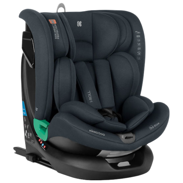 Scaun auto Kikka Boo i-Roll 31002100061 Gray 0 luni - 12 ani, 36 kg photo 1