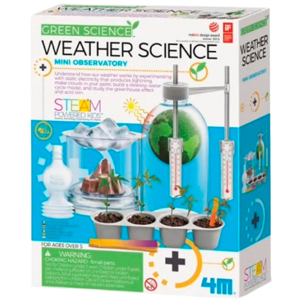 Интерактивная игрушка 4M My first experiments Green Weather Science 00-03402 Разноцветный Для детей, 8+ photo 1