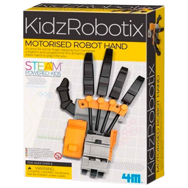 Интерактивная игрушка 4M Роботы Motorised Robot Hand 00-03407 Разноцветный Для детей, 8+ photo 1