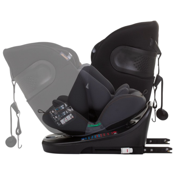 Scaun auto Chipolino Motion 360 I-size STKMOT02401OB Black 0 luni - 12 ani, 36 kg photo 7