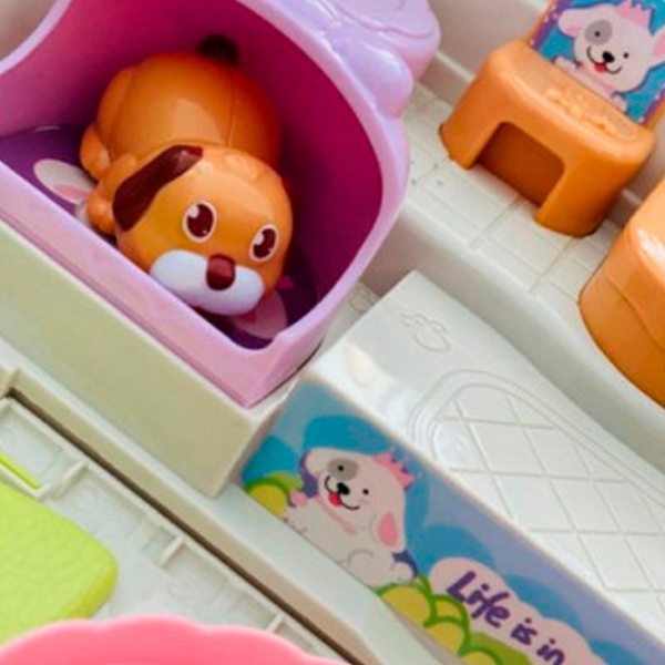 Интерактивная игрушка Bayo Animals House of animal 43671 Разноцветный Для детей, 3+ photo 3