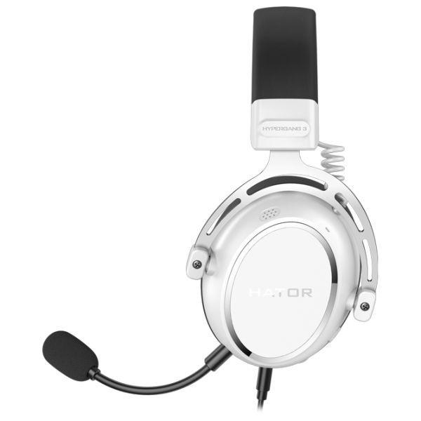 Căști Hator Hypergang 3 White Cu fir / Gaming / Over the ear photo 2