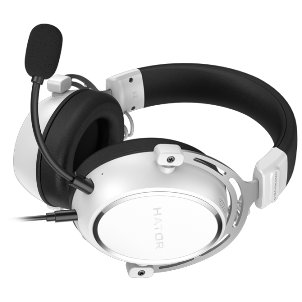 Căști Hator Hypergang 3 White Cu fir / Gaming / Over the ear photo 5