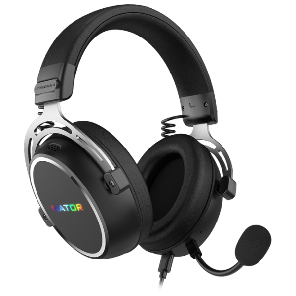 Căști Hator Hypergang 3 USB Black Cu fir / Gaming / Over the ear photo 1