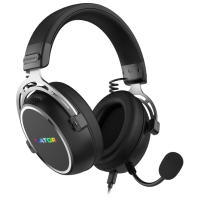 Căști Hator Hypergang 3 USB Black Cu fir / Gaming / Over the ear