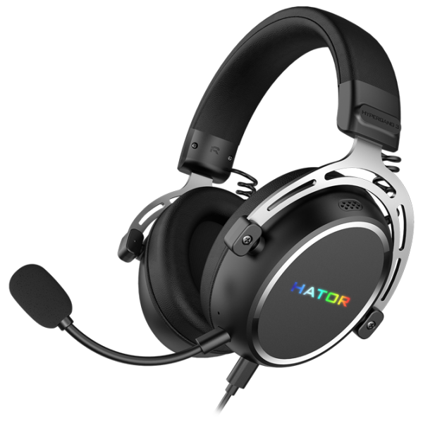 Căști Hator Hypergang 3 USB Black Cu fir / Gaming / Over the ear photo 2