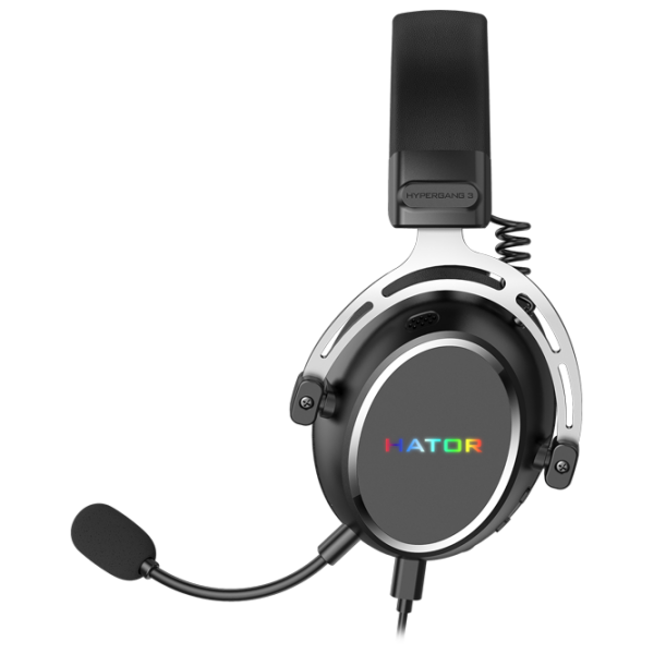 Căști Hator Hypergang 3 USB Black Cu fir / Gaming / Over the ear photo 3