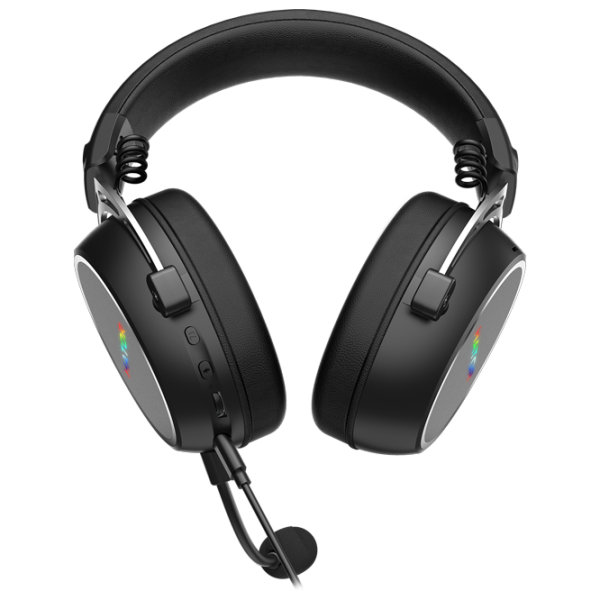 Căști Hator Hypergang 3 USB Black Cu fir / Gaming / Over the ear photo 4