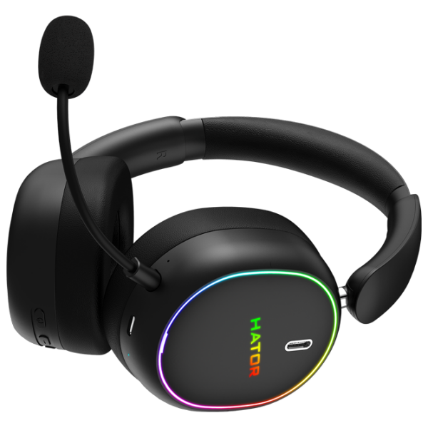 Căști Hator Phoenix 2 Black Fără fir + Cu fir / Gaming / Over the ear photo 4