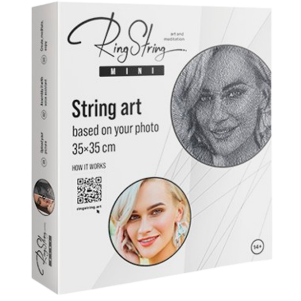 Pictură cu fir RingString Mini  35 x 35 cm, Pânză photo 1