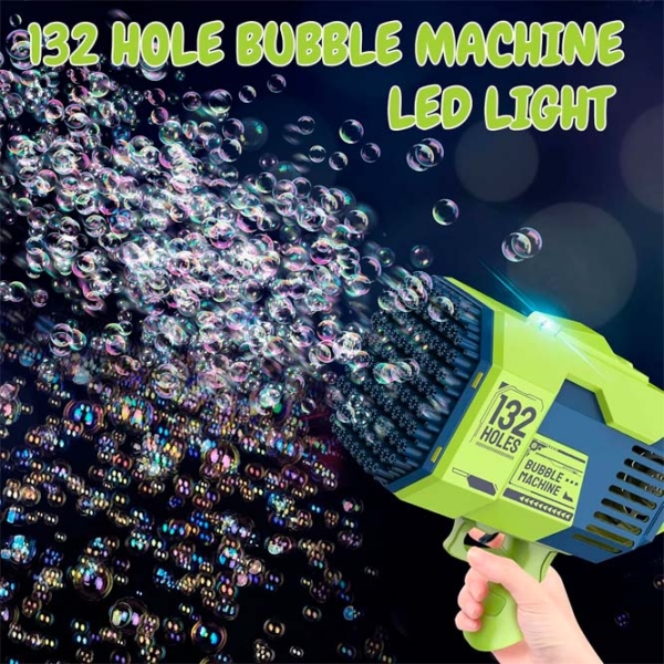 Мыльные пузыри Bubble Gun 132 Hole Зеленый , , 3+ photo 3