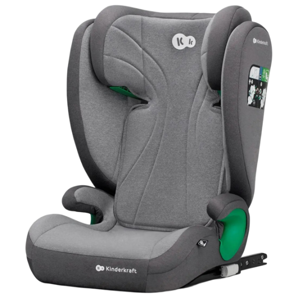 Scaun auto KinderKraft Junior Fix 2 KCJUFI20GRY0000 Gray 3 ani - 12 ani, 36 kg photo 1