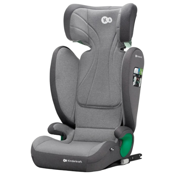 Scaun auto KinderKraft Junior Fix 2 KCJUFI20GRY0000 Gray 3 ani - 12 ani, 36 kg photo 2