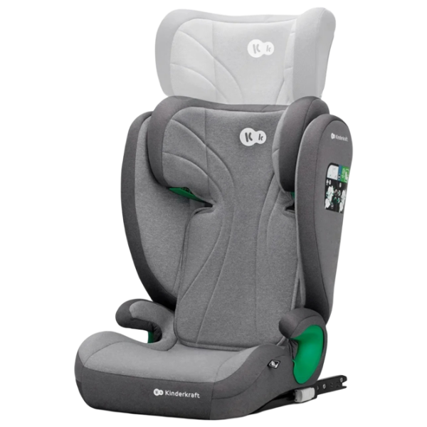 Scaun auto KinderKraft Junior Fix 2 KCJUFI20GRY0000 Gray 3 ani - 12 ani, 36 kg photo 7