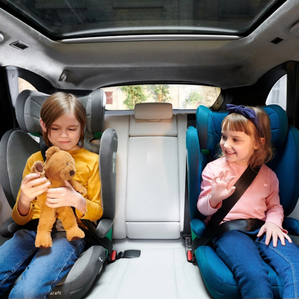 Scaun auto KinderKraft Junior Fix 2 KCJUFI20GRY0000 Gray 3 ani - 12 ani, 36 kg photo 9