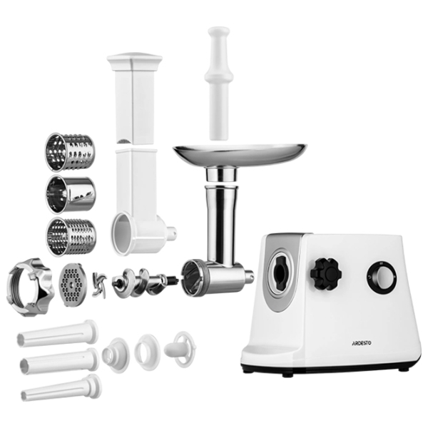 Mașină de tocat carne Ardesto MGL-1750R White 550 W/1700 W, 1.6 kg/min photo 3